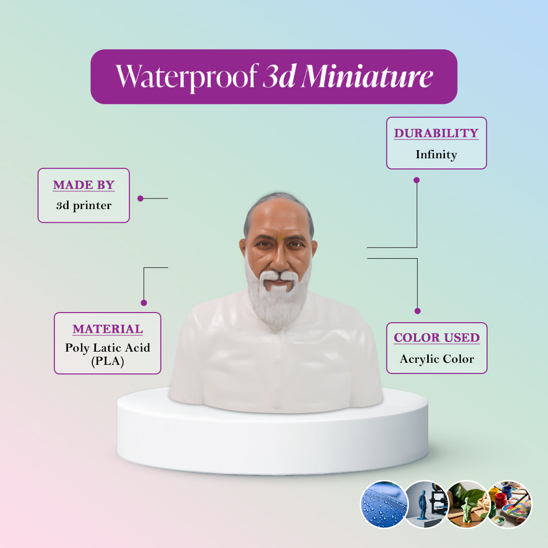 3D Miniature Solo Half Body