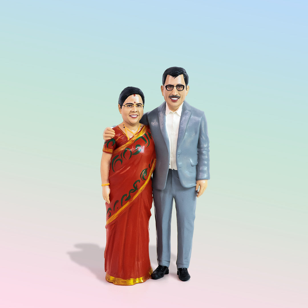 3D Miniature Couple Full Body