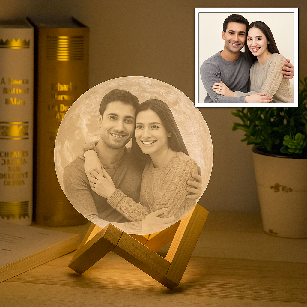 Couples Moon Lamp