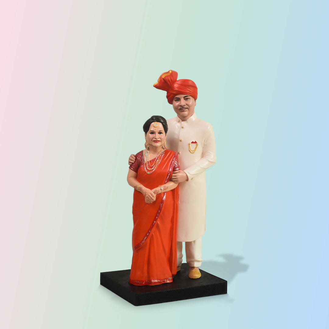 3D Miniature Couple Full Body