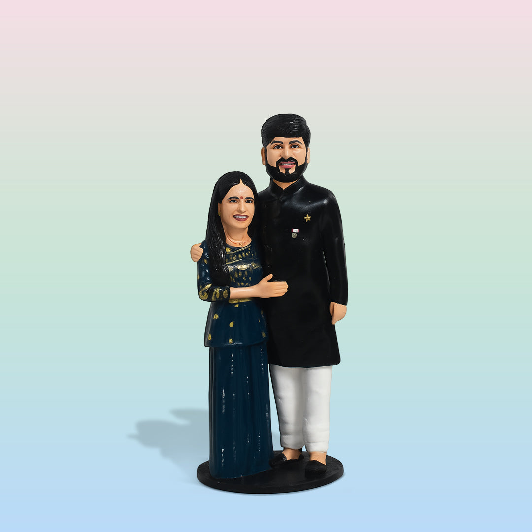 3D Miniature Couple Full Body