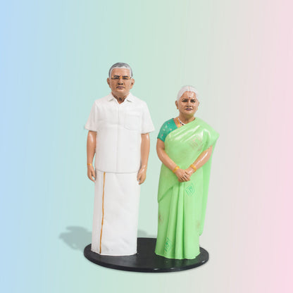 3D Miniature Couple Full Body