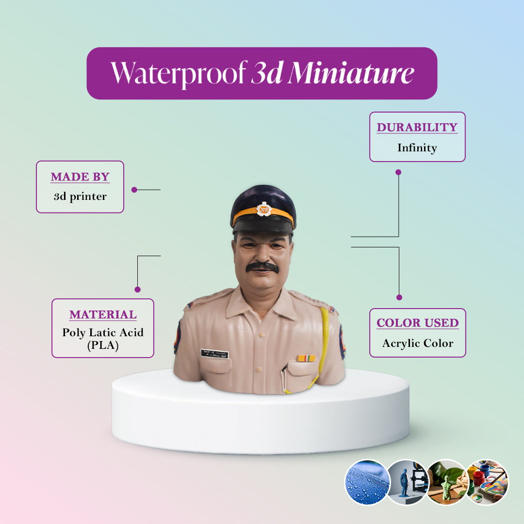 3D Miniature Solo Half Body